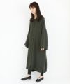 Mochi / home&miles.モチ / ホーム＆マイルズ.cotton linen long shirt [khaki]