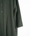 Mochi / home&miles.モチ / ホーム＆マイルズ.cotton linen long shirt [khaki]