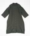 Mochi / home&miles.モチ / ホーム＆マイルズ.cotton linen long shirt [khaki]
