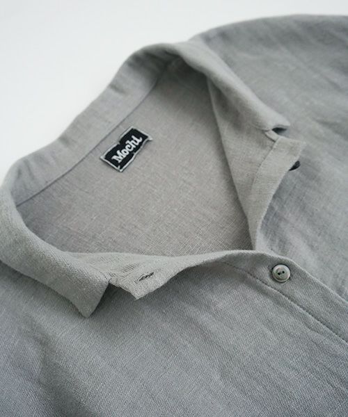 Mochi / home&miles.モチ / ホーム＆マイルズ.cotton linen long shirt [grey]