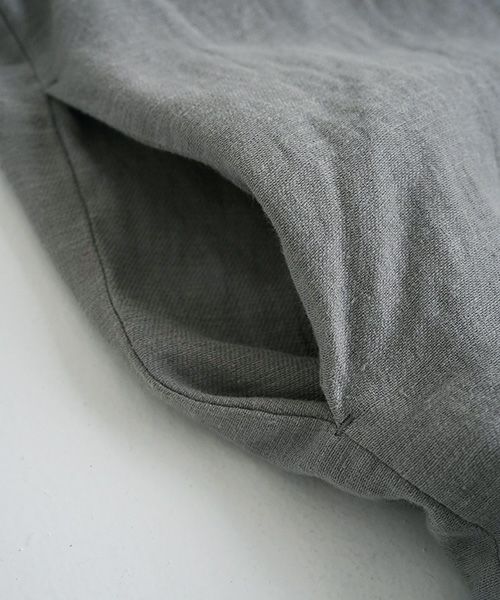 Mochi / home&miles.モチ / ホーム＆マイルズ.cotton linen long shirt [grey]