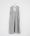 Mochi / home&miles.モチ / ホーム＆マイルズ.v-neck one piece [top grey merange]