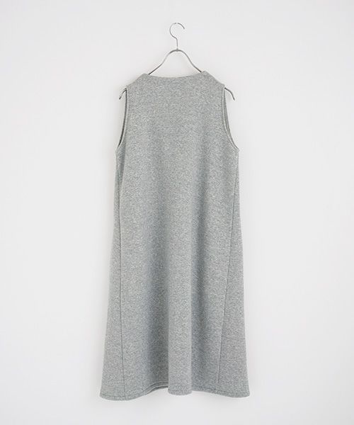 Mochi / home&miles.モチ / ホーム＆マイルズ.v-neck one piece [top grey merange]