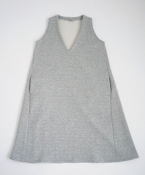 Mochi / home&miles.モチ / ホーム＆マイルズ.v-neck one piece [top grey merange]