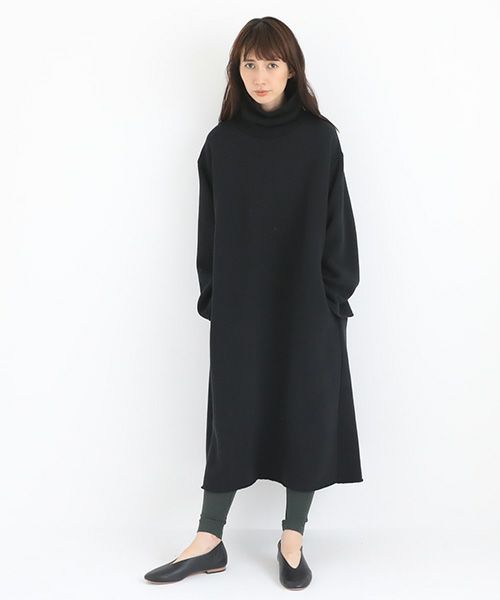 Mochi / home&miles.モチ / ホーム＆マイルズ.sweat one piece [black]