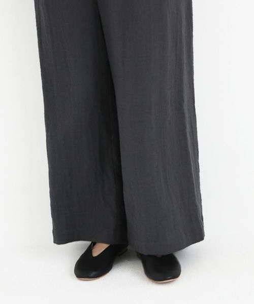 Mochi / home&miles.モチ / ホーム＆マイルズ.wide pants [dark grey・]