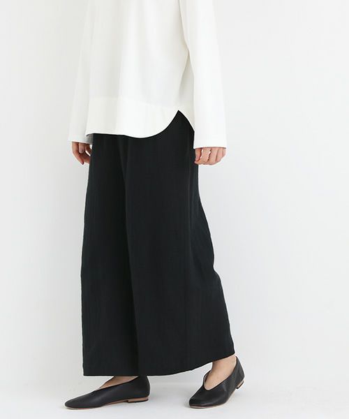 Mochi / home&miles.モチ / ホーム＆マイルズ.wide pants [black・]
