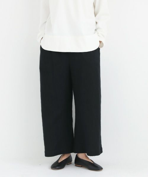 Mochi / home&miles.モチ / ホーム＆マイルズ.wide pants [black・]