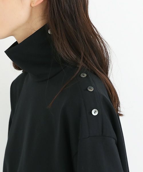 Mochi モチ side button top [black]