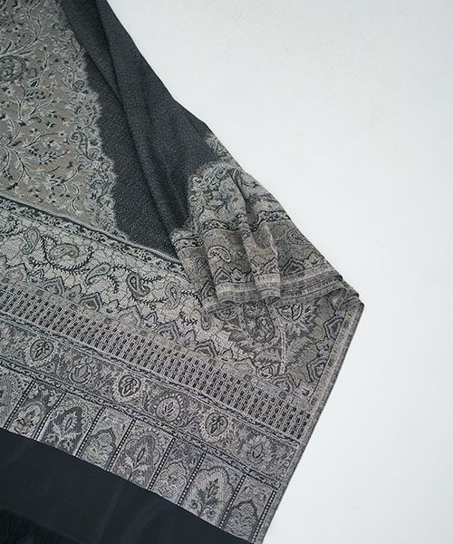 YANTOR ヤントル.Tibetan Paisley Jacquard Wool Store[Y204ST01/GRAY]:i