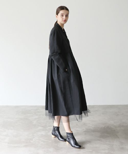 Mochi / DRESSING .coat dress[black]