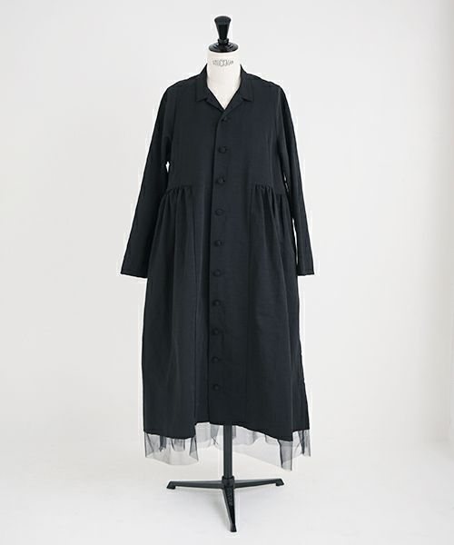 Mochi / DRESSING .coat dress[black]