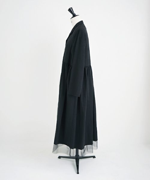 Mochi / DRESSING .coat dress[black]
