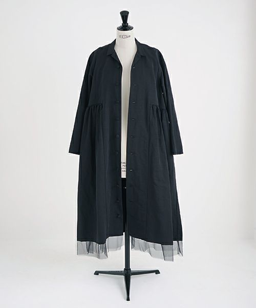 Mochi / DRESSING .coat dress[black]
