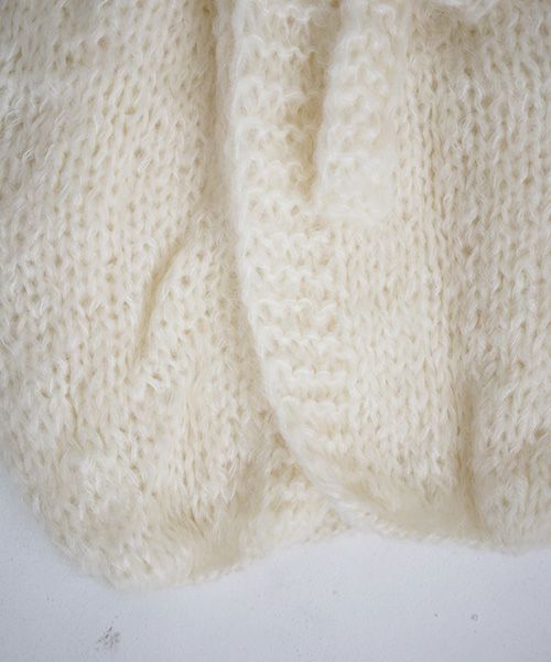 Maiami/マイアミ.Mohair Coat.[MMO 21290/B・Creme]