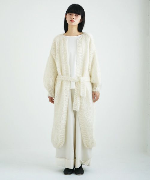 Maiami/マイアミ Mohair Coat [MMO 21290/B・Creme] 