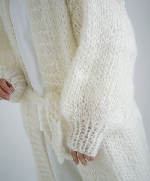 Maiami/マイアミ.Mohair Coat.[MMO 21290/B・Creme]