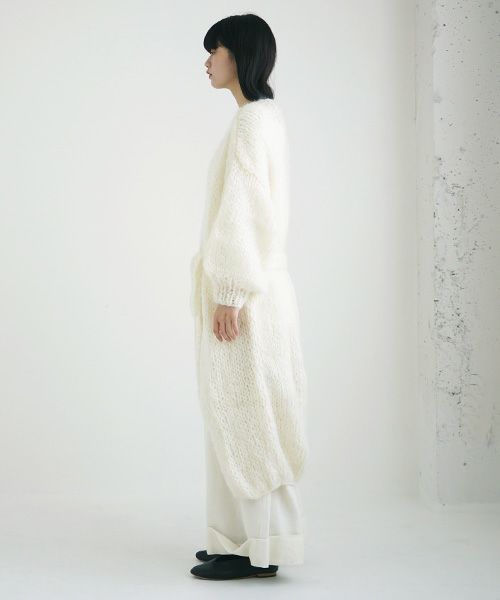 Maiami/マイアミ.Mohair Coat.[MMO 21290/B・Creme]