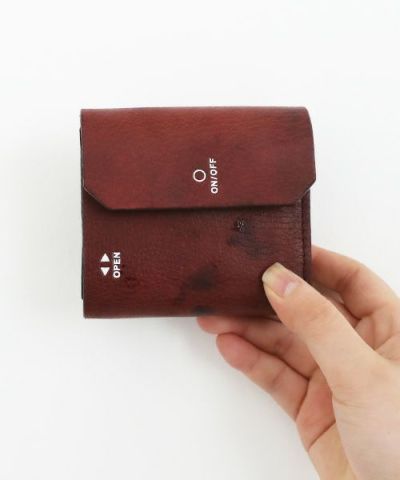 macromauro マクロマウロ.WORDING WALLET [BURGUNDY]_