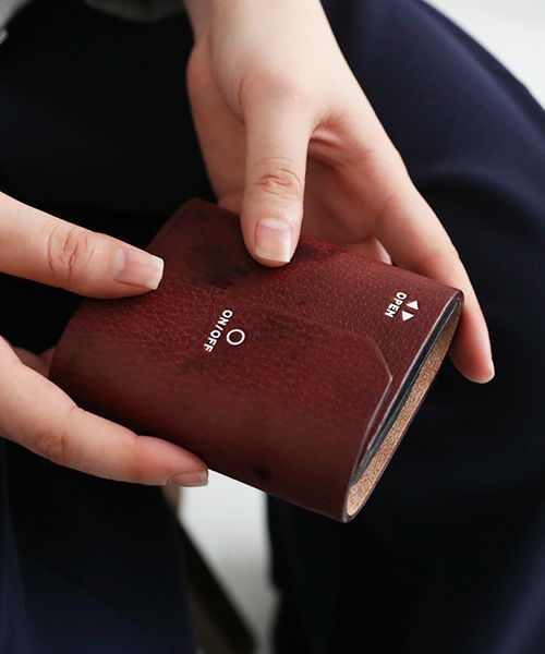 macromauro マクロマウロ.WORDING WALLET [BURGUNDY]_