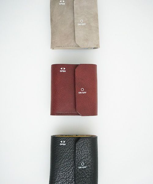 macromauro マクロマウロ.WORDING WALLET [BURGUNDY]_