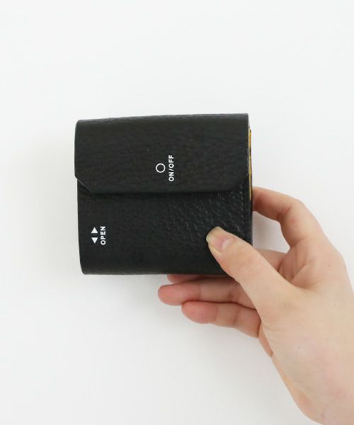 macromauro マクロマウロ.WORDING WALLET [BLACK]_