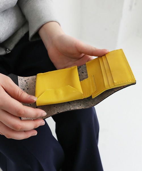 macromauro マクロマウロ.WORDING WALLET [BLACK]_