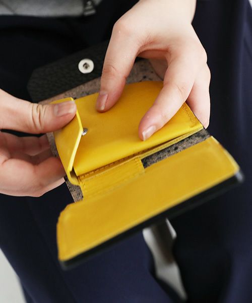 macromauro マクロマウロ.WORDING WALLET [BLACK]_