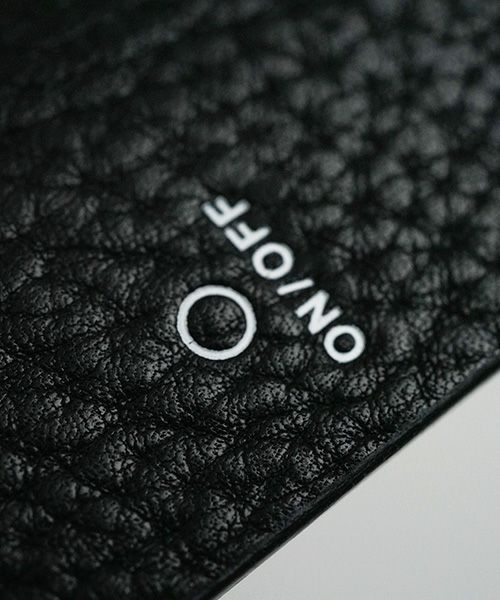 macromauro マクロマウロ.WORDING WALLET [BLACK]_
