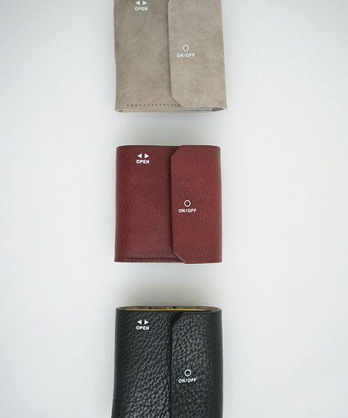 macromauro マクロマウロ.WORDING WALLET [BLACK]_