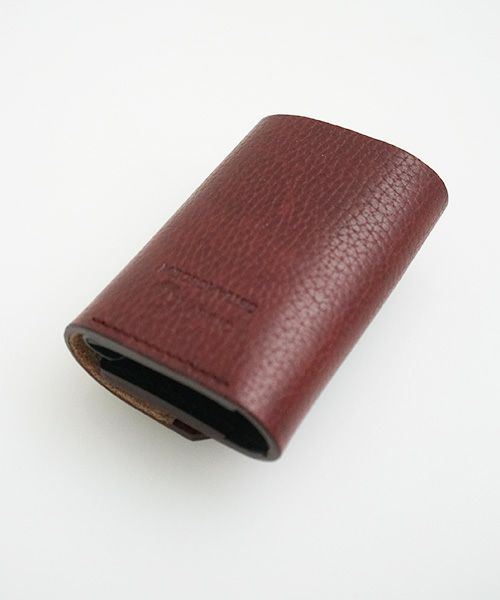 macromauro マクロマウロ.WORDING WALLET MINI [BURGUNDY]_