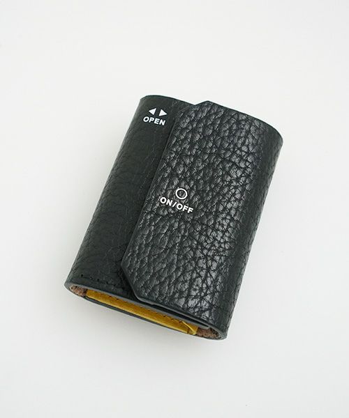 macromauro マクロマウロ.WORDING WALLET MINI [BLACK]_