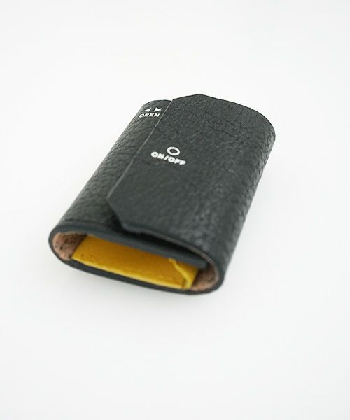 macromauro マクロマウロ.WORDING WALLET MINI [BLACK]_