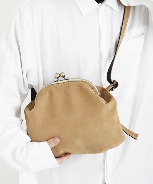 macromauro×Palm maison.マクロマウロ×パームメゾン.【別注】ganma mini original goat Leather[beige]_