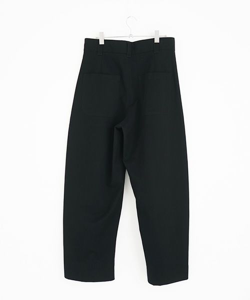 STUDIONICHOLSON スタジオニコルソン.VOLUME PLEAT PANTS[SNM-351/BLACK]