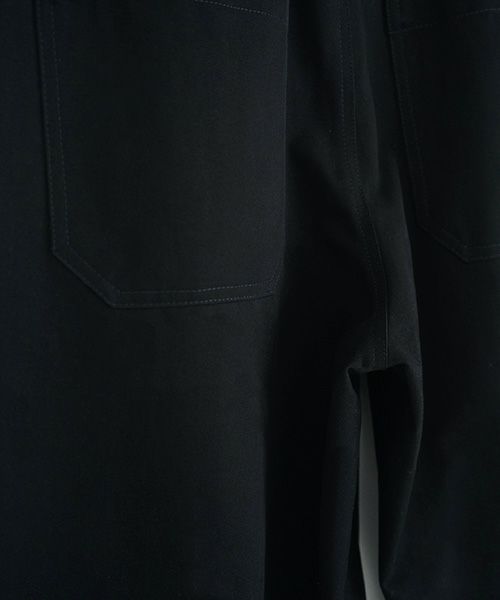 STUDIONICHOLSON スタジオニコルソン.VOLUME PLEAT PANTS[SNM-351/BLACK]