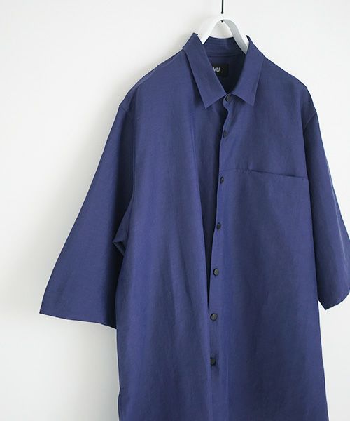 VUy.ヴウワイ.basic shirt vuy-s12-s01[BLUE]
