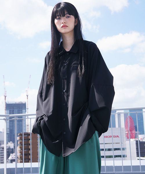 VUy.ヴウワイ.classic shirt vuy-s12-s03[BLACK]