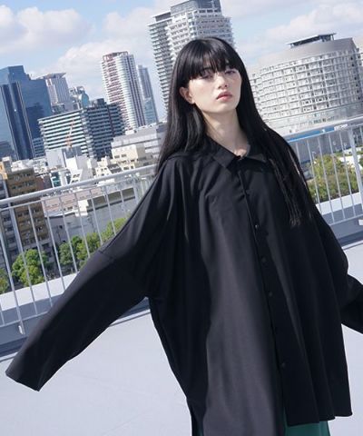 VUy.ヴウワイ.classic shirt vuy-s12-s03[BLACK]