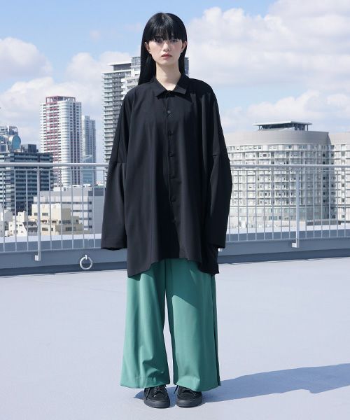 VUy.ヴウワイ.classic shirt vuy-s12-s03[BLACK]