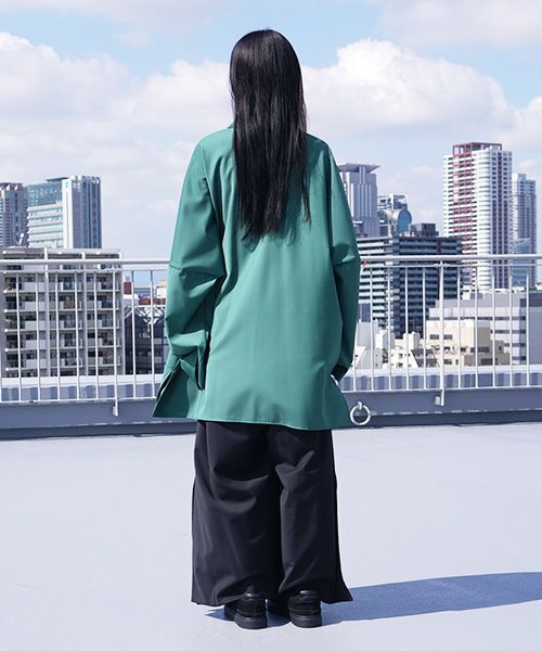 VUy.ヴウワイ.classic shirt vuy-s12-s03[GREEN]:s