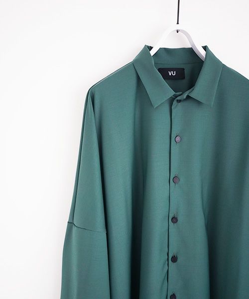 VUy.ヴウワイ.classic shirt vuy-s12-s03[GREEN]:s
