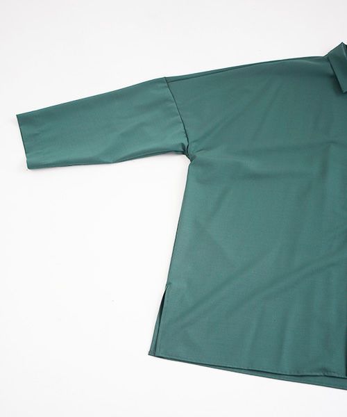 VUy.ヴウワイ.classic shirt vuy-s12-s03[GREEN]:s