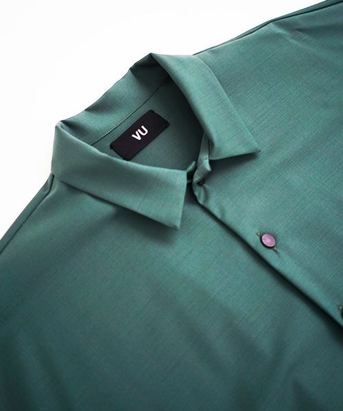 VUy.ヴウワイ.classic shirt vuy-s12-s03[GREEN]:s