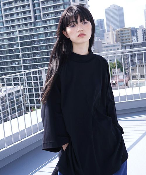 VUy.ヴウワイ.highneck knit vuy-s12-k01[BLACK]