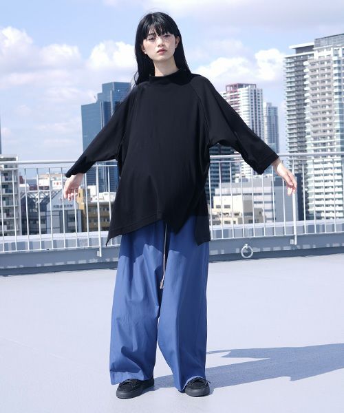 VUy.ヴウワイ.highneck knit vuy-s12-k01[BLACK]
