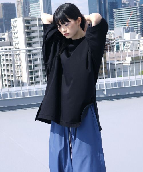 VUy.ヴウワイ.highneck knit vuy-s12-k01[BLACK]