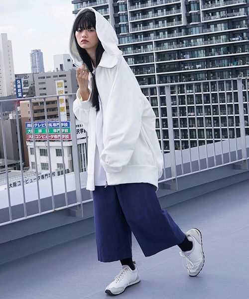 VUy.ヴウワイ.big hoody vuy-s12-k03[WHITE]
