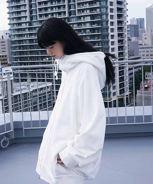 VUy.ヴウワイ.big hoody vuy-s12-k03[WHITE]