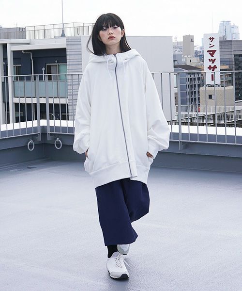 VUy.ヴウワイ.big hoody vuy-s12-k03[WHITE]